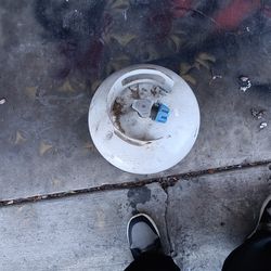 Empty propane tank