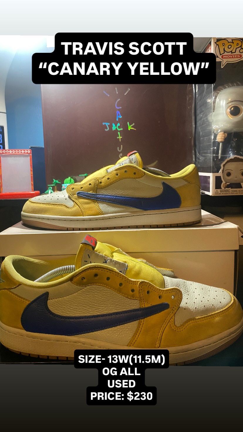 TRAVIS SCOTT CANARY YELLOW