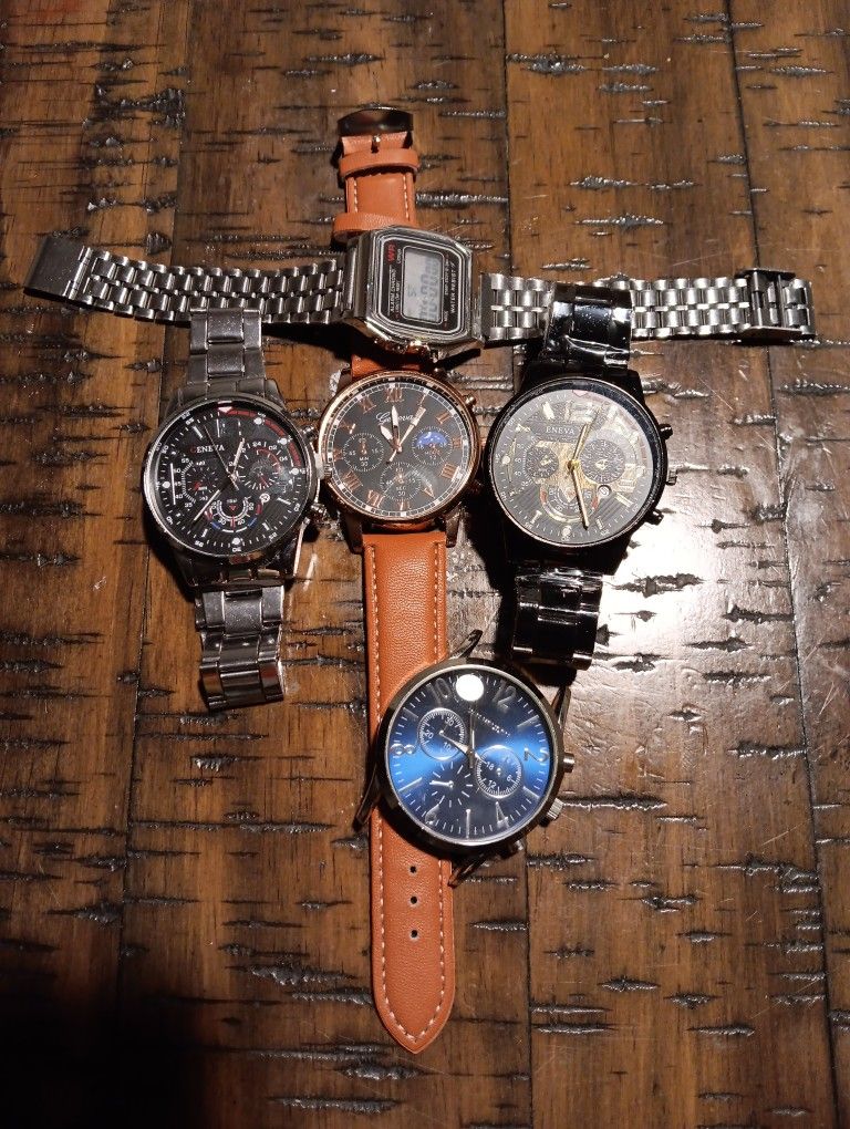 Lot Of Working Men's Watches