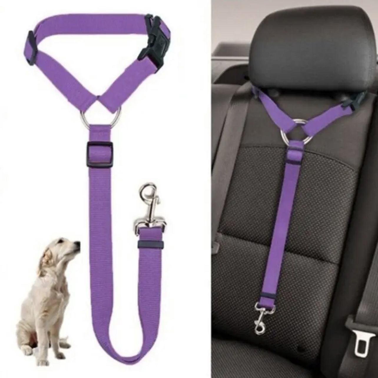 Dog Car Seatbelt Leash 