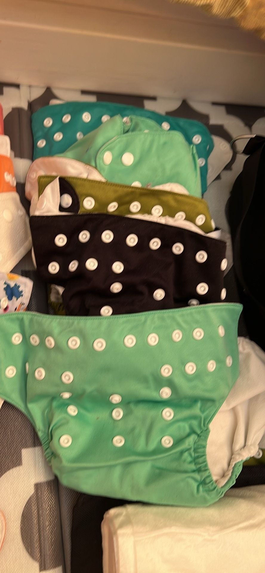 Cloth Diapers And Disposable Pull-up Diapers