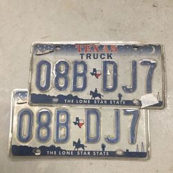Village Texas license plate