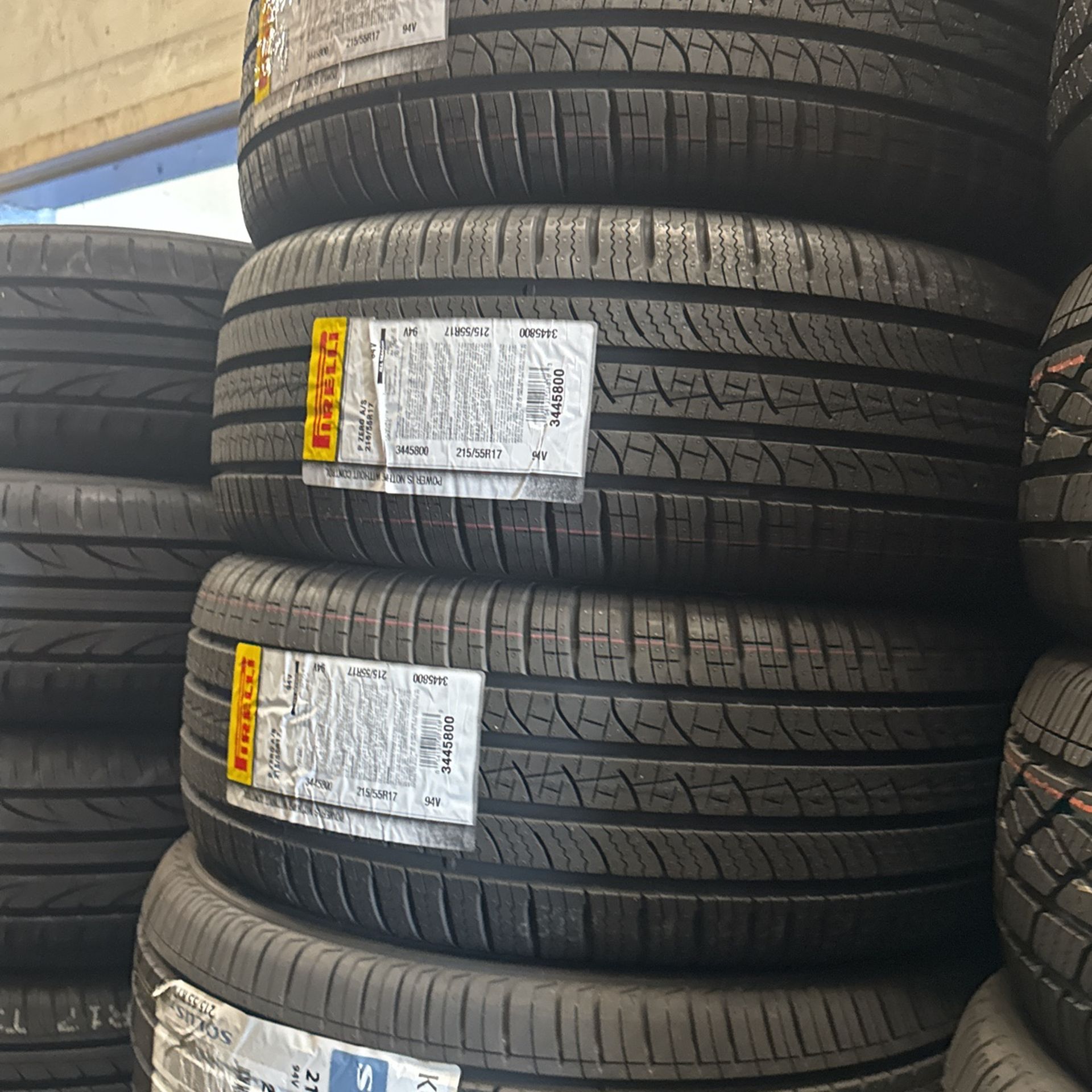 Pirelli Pzero 215/55/17     215/55r17 