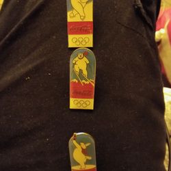 1994 Coca-Cola Olympic Winter Polar Bear Pins