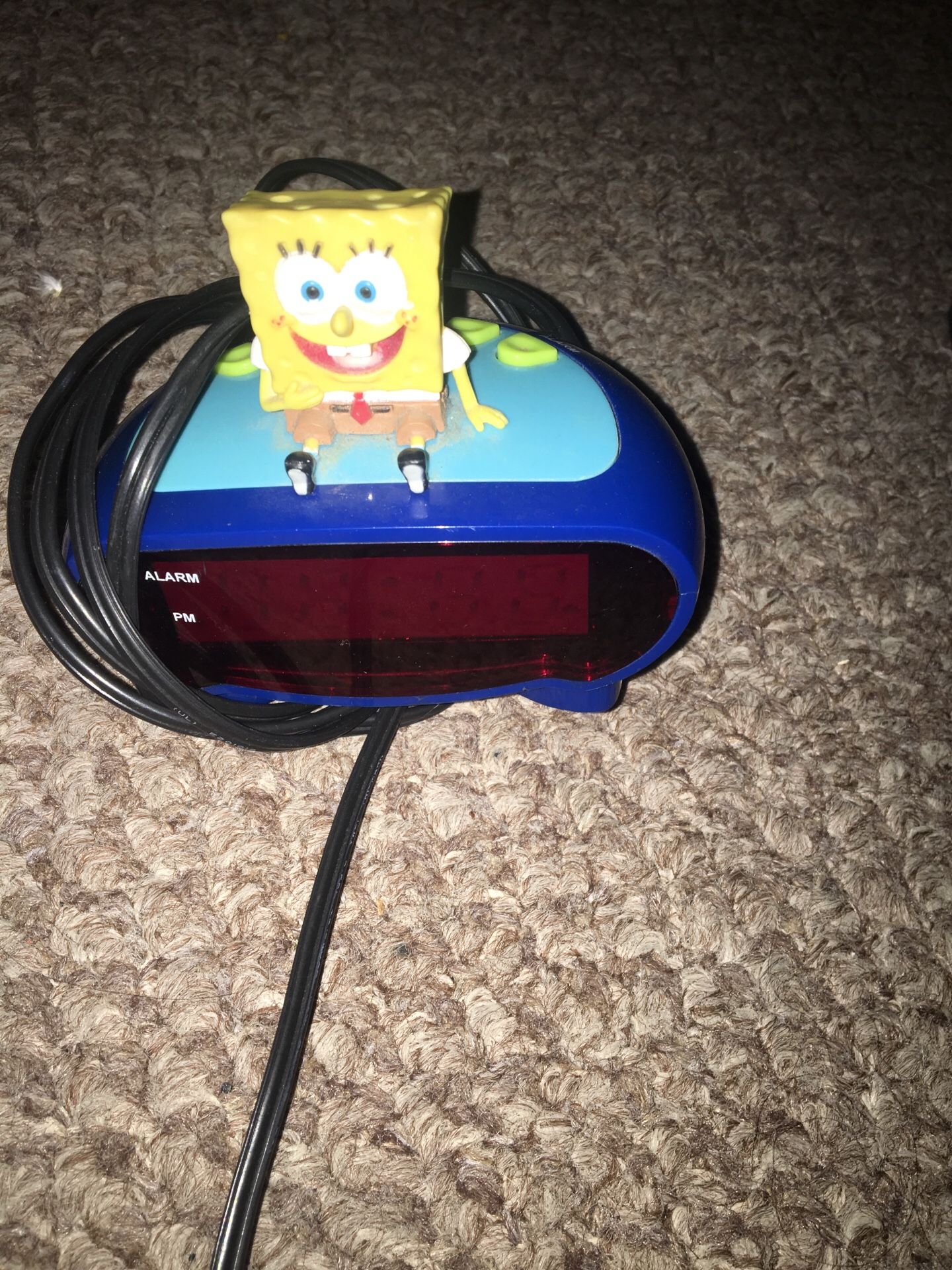 Sponge bob alarm clock