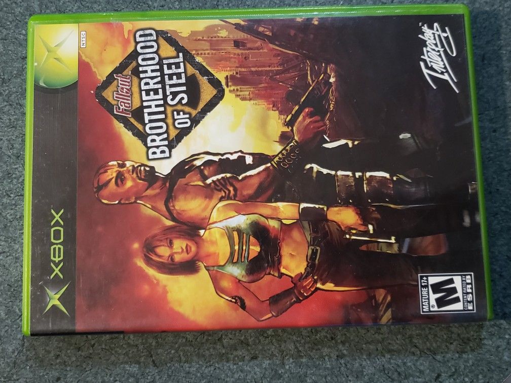 Fallout : Brotherhood of Steel [ Microsoft Xbox ] , Disc w/Case & manual