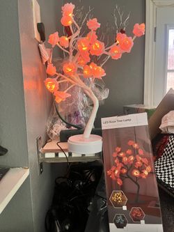 LED Rose Tree Lamp