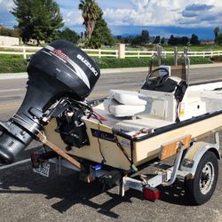 Bass Boat 17ft 40hp Four Stroke Center console