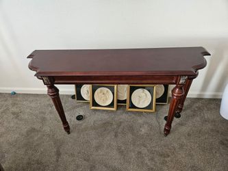 Vintage Bombay Company Cherry Console Sofa Accent Table