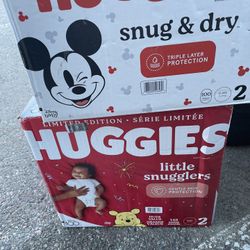 Size 2 Huggies New Diapers