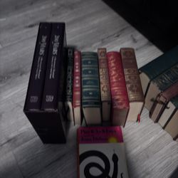 Vintage Decorative Book Lot – Leatherbound Classics + Bicentennial History Set (20+ Books)