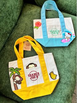 Trader Joe mini tote bags