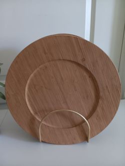 Decorative Wood coaster for plates