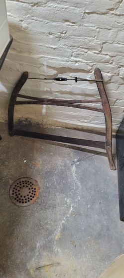 Antique Large Bow Saw