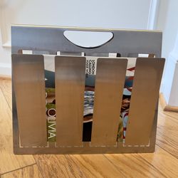 Magazine Book Rack Holder Stainless Steel Modern Unique