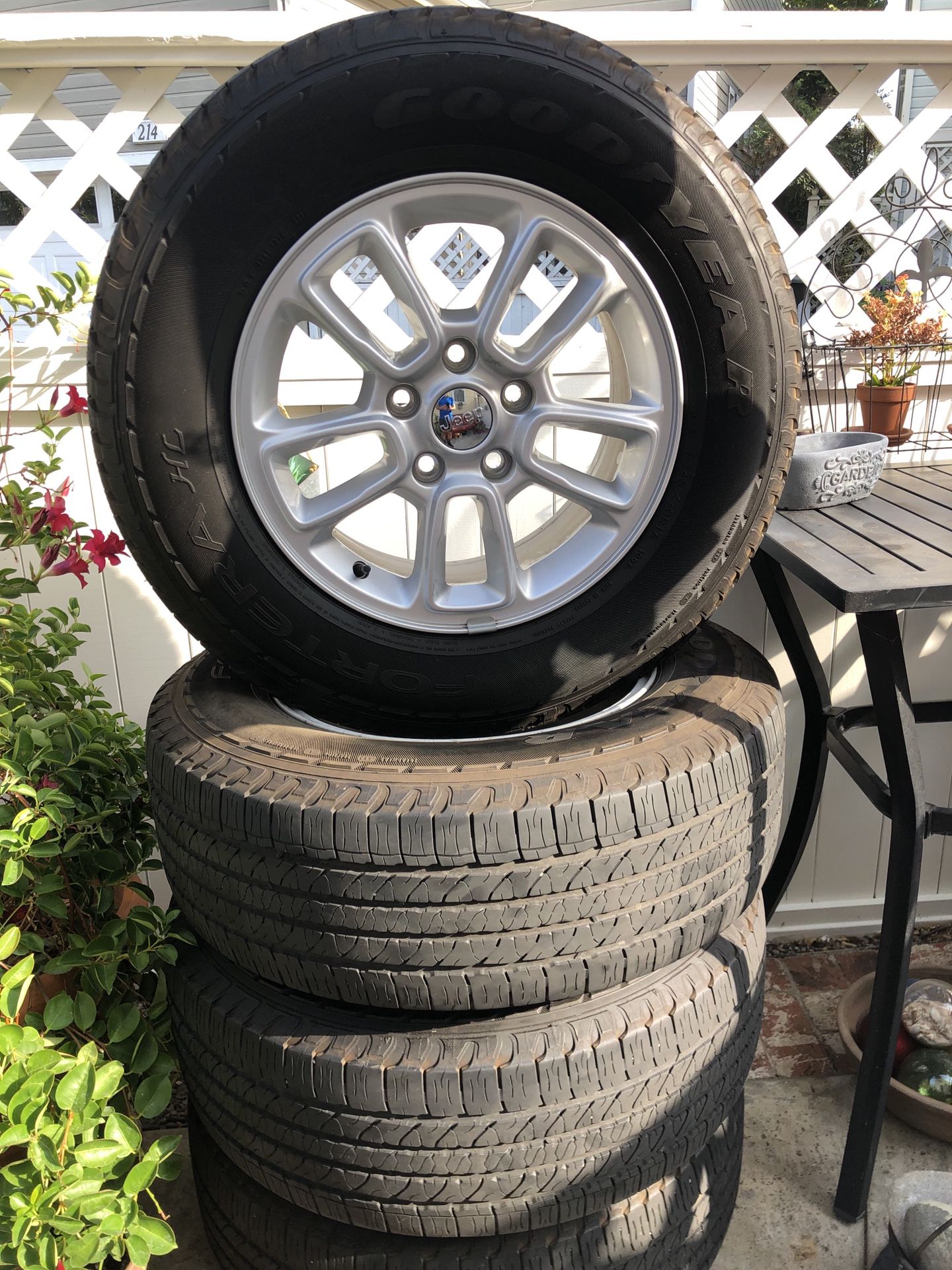 Jeep grand Cherokee Rims and tires