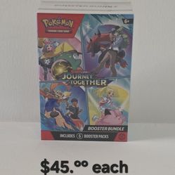 Pokemon Cards Journey Together Booster Bundle 