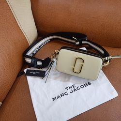 Marc Jacobs The Snapshot Crossbody Bag Cloud White Multi
