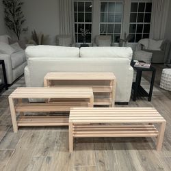 Brand NEW Pottery Barn Style Shoe Racks - Custom Made For Storage or Display - SO Pretty - $50