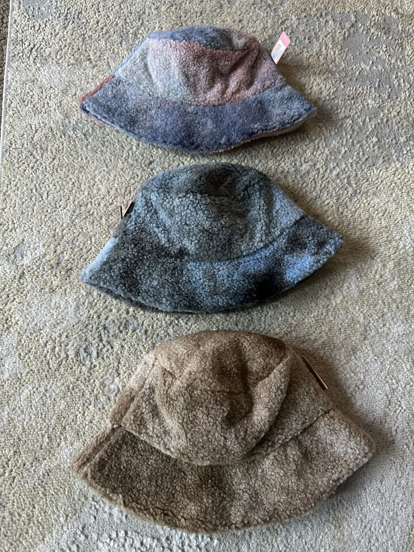Fuzzy Bucket Hat Bundle