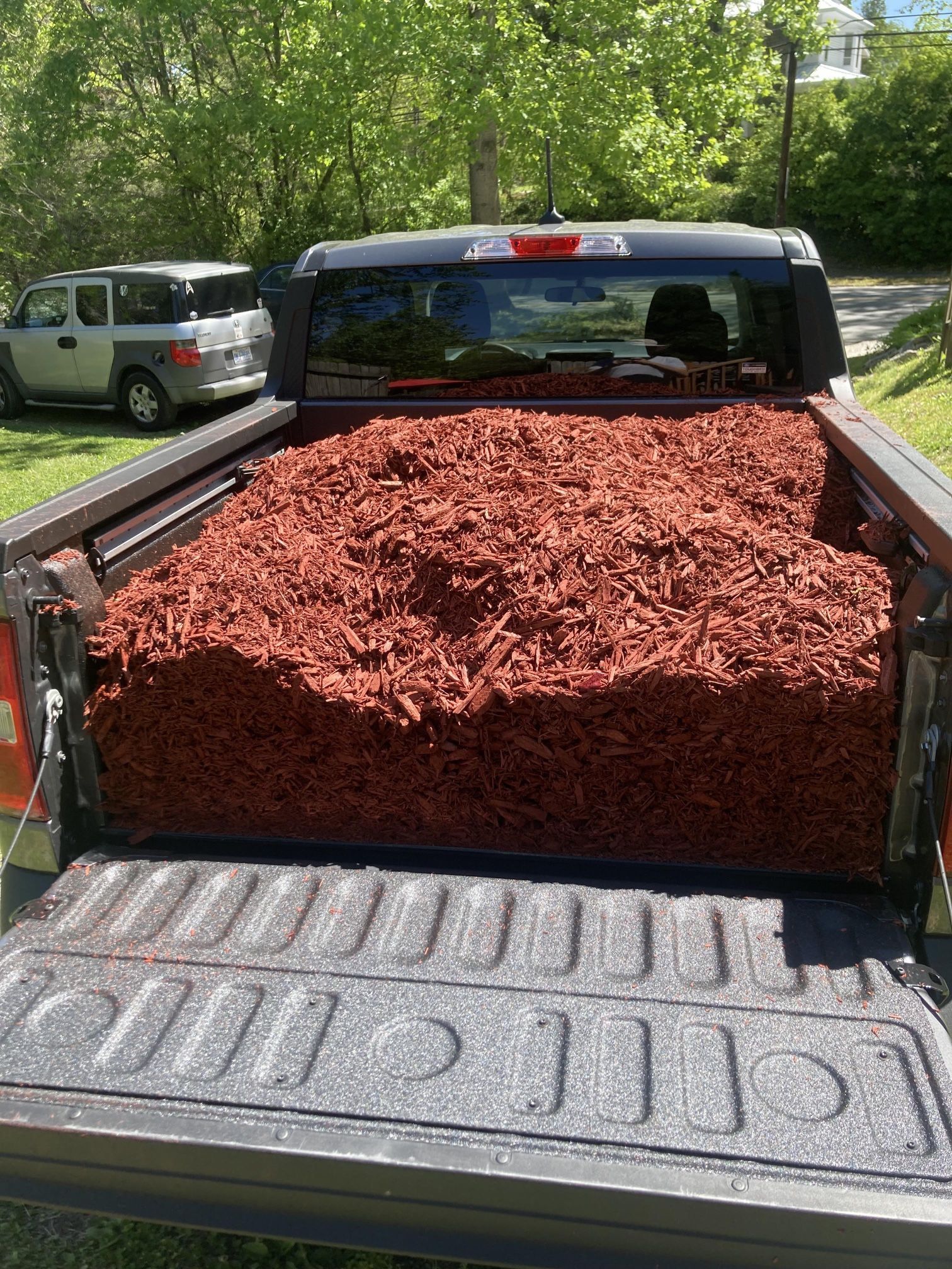 Red Dyed Mulch