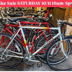 last bike sale of the season  SATURDAY SUNDAY Road Bikes Hybrids