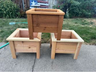 Cedar planters
