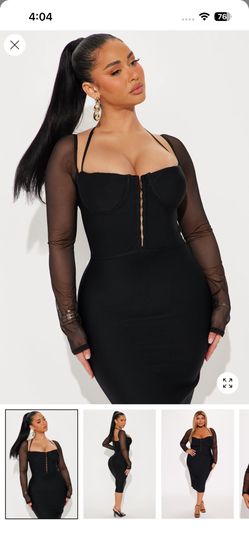 Fashion Nova Corset Dress