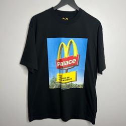 Palace Skateboards x McDonald’s Sign T Shirt Mens Large Black