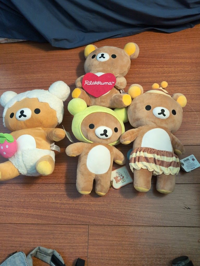 Rilakkuma plushies