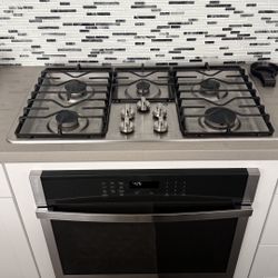 36” Gas CookTop And Oven (Used) 
