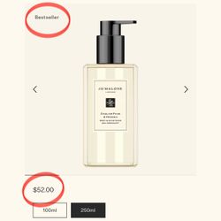 JO MALONE ENGLISH PEAR & FREESIA BODY & HAND WASH 250ML