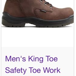KING TOE® MEN'S 6-INCH SAFETY TOE BOOT