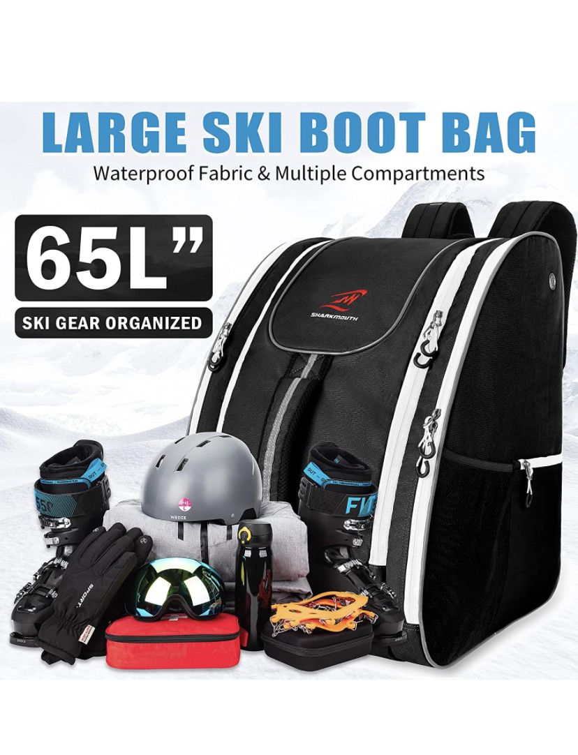 Snow Gear Ski Boot Backpack for Men, Women and Youth