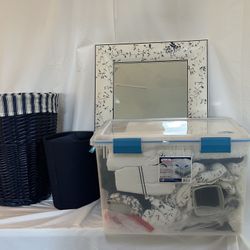 IKEA FULL QUEEN BEDROOM SET -blue floral collection 