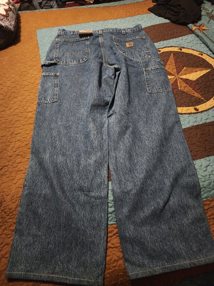 New Carhartt Carpenter Pants Size  36 30