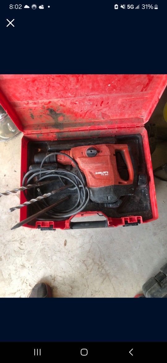 Hilti Te 60 Hammer Drill