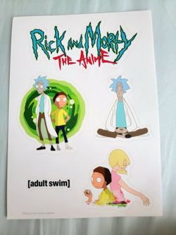 San Diego Comic Con Exclusive! Rick And Morty Sticker Set