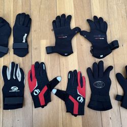 Scuba Dive Gloves in Various Sizes
