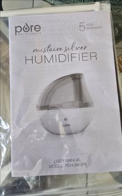 Pure Enrichment MistAire Silver Humidifier
