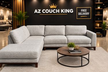 Living Spaces Cream Sectional Couch-FREE DELIVERY 🚚