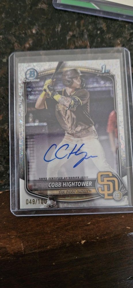 Cobb Hightower Baseball Card