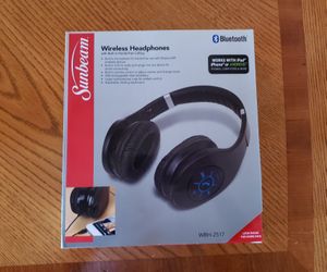 Sunbeam bluetooth over the ear headphones