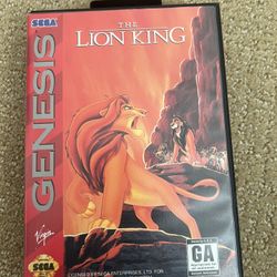 The Lion King, Sega Genesis, Great Condition, Tested