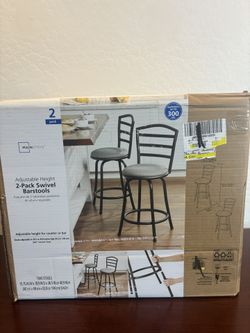 2 Swivel Barstools-*New In Box*