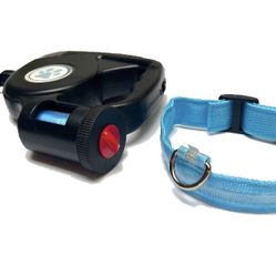 Retractable Dog Leash With Light And Bag Dispenser/w Bags And LED Dog Collar 