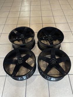 **PRE-OWNED** SET (4) OF BLAQUE DIAMOND BD-15 WHEELS | MERCEDES S-CLASS