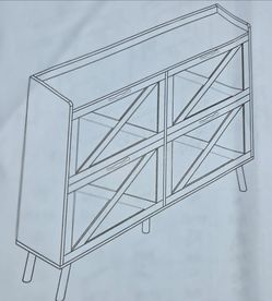 Sideboard - Credenza TV Stand  - White, new in carton