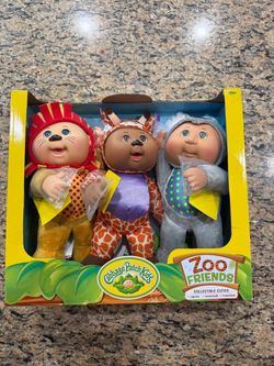 Cabbage Patch Kids Zoo Friends Collectible Cuties 3-Pack