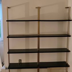 Bookshelves  Two Crate And Barrel Helix